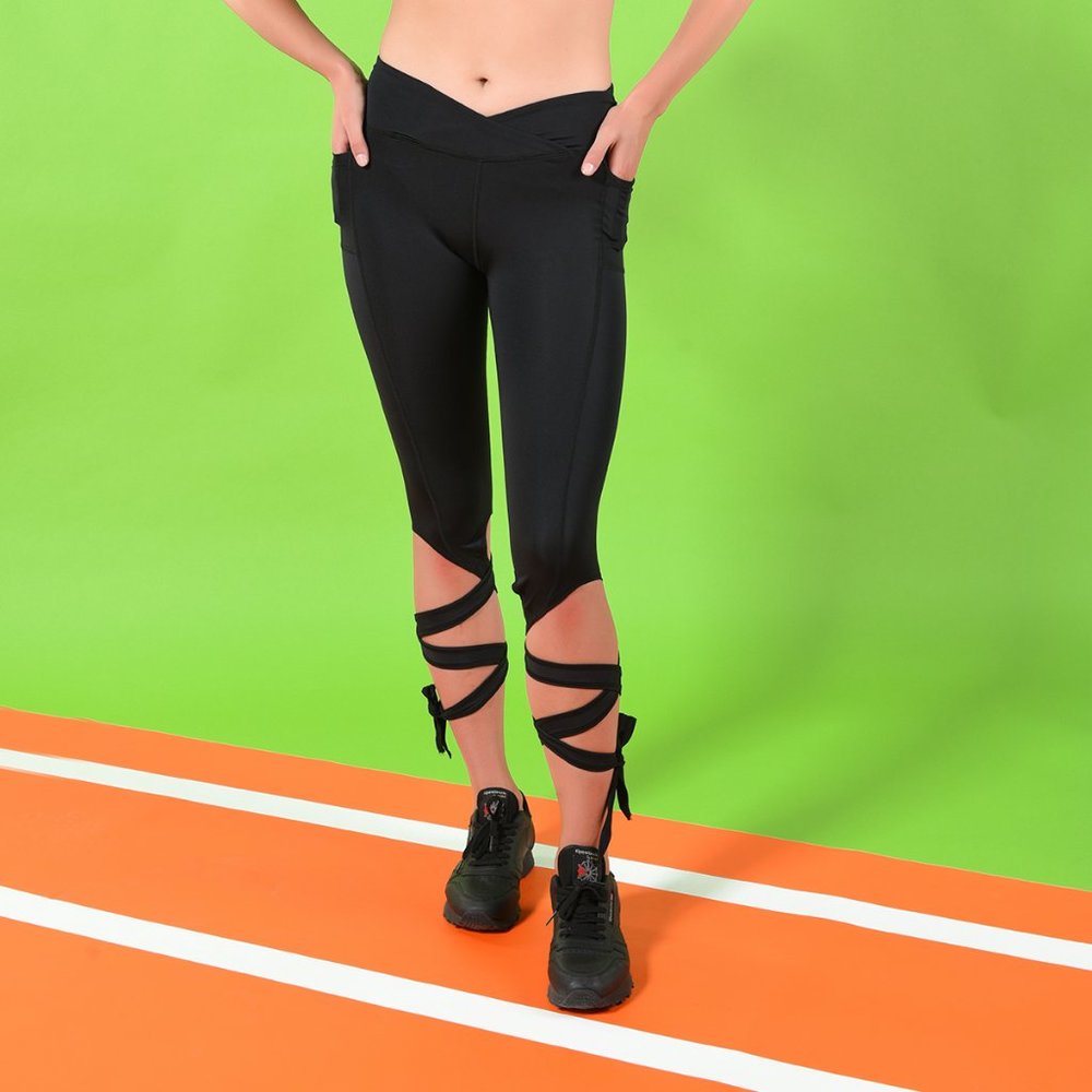 (Made in Turkey) Yoga Pants Leggings Active Wrap